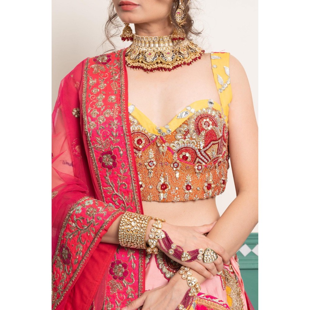 Tussya by Shreya Noor Ruby Bridal Set