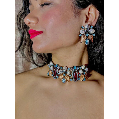 Tussya by Shreya Ratnaloom Choker Set