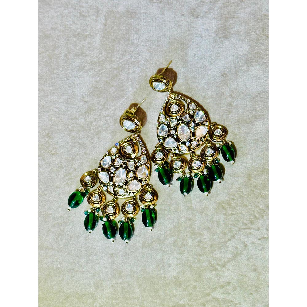 Tussya by Shreya Kundan Poise Earrings