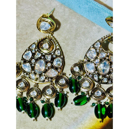 Tussya by Shreya Kundan Poise Earrings