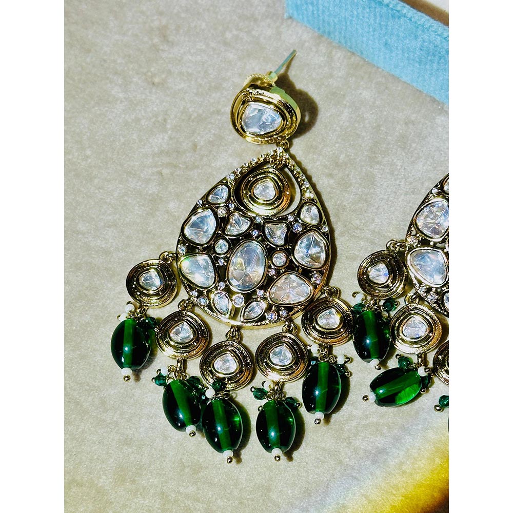 Tussya by Shreya Kundan Poise Earrings