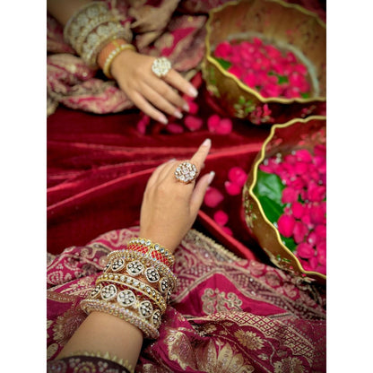 Tussya by Shreya Suhana - White Gold