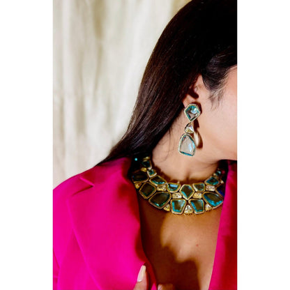 Tussya by Shreya Moana Diamond Set