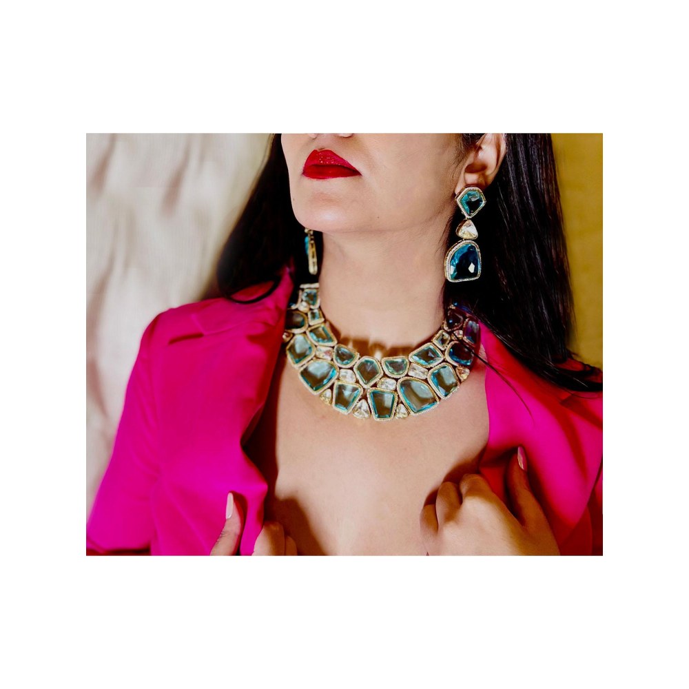 Tussya by Shreya Moana Diamond Set