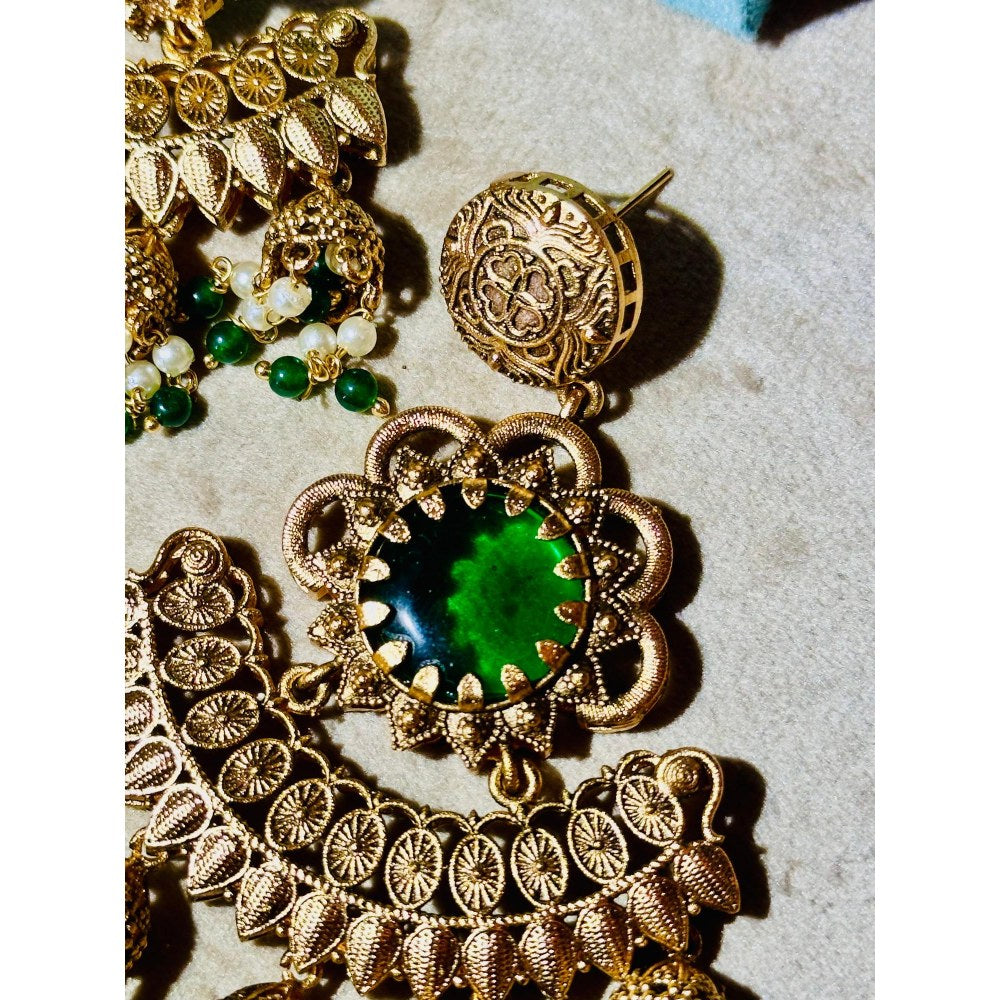Tussya by Shreya Devalay Earrings (Jade)