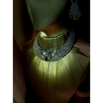 Tussya by Shreya Topaz Delight Jewelry Set