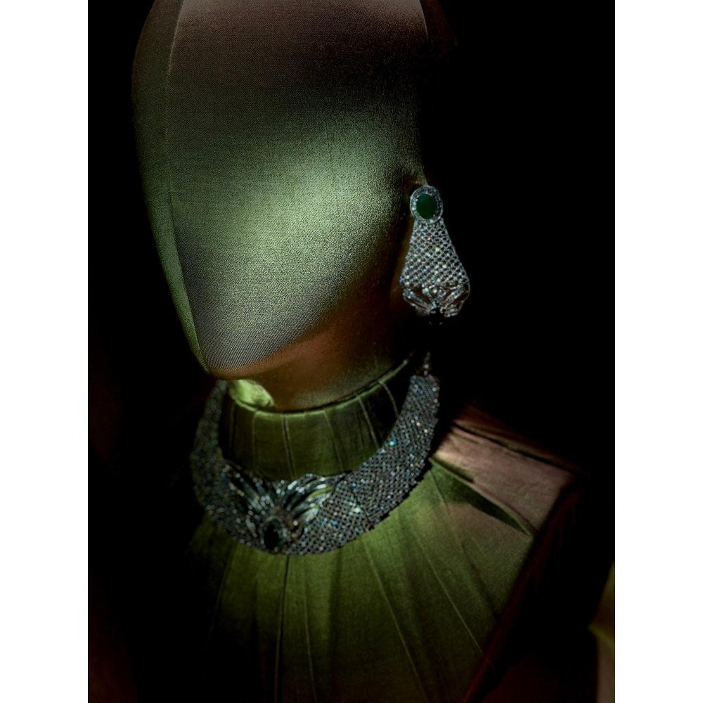 Tussya by Shreya Topaz Delight Jewelry Set