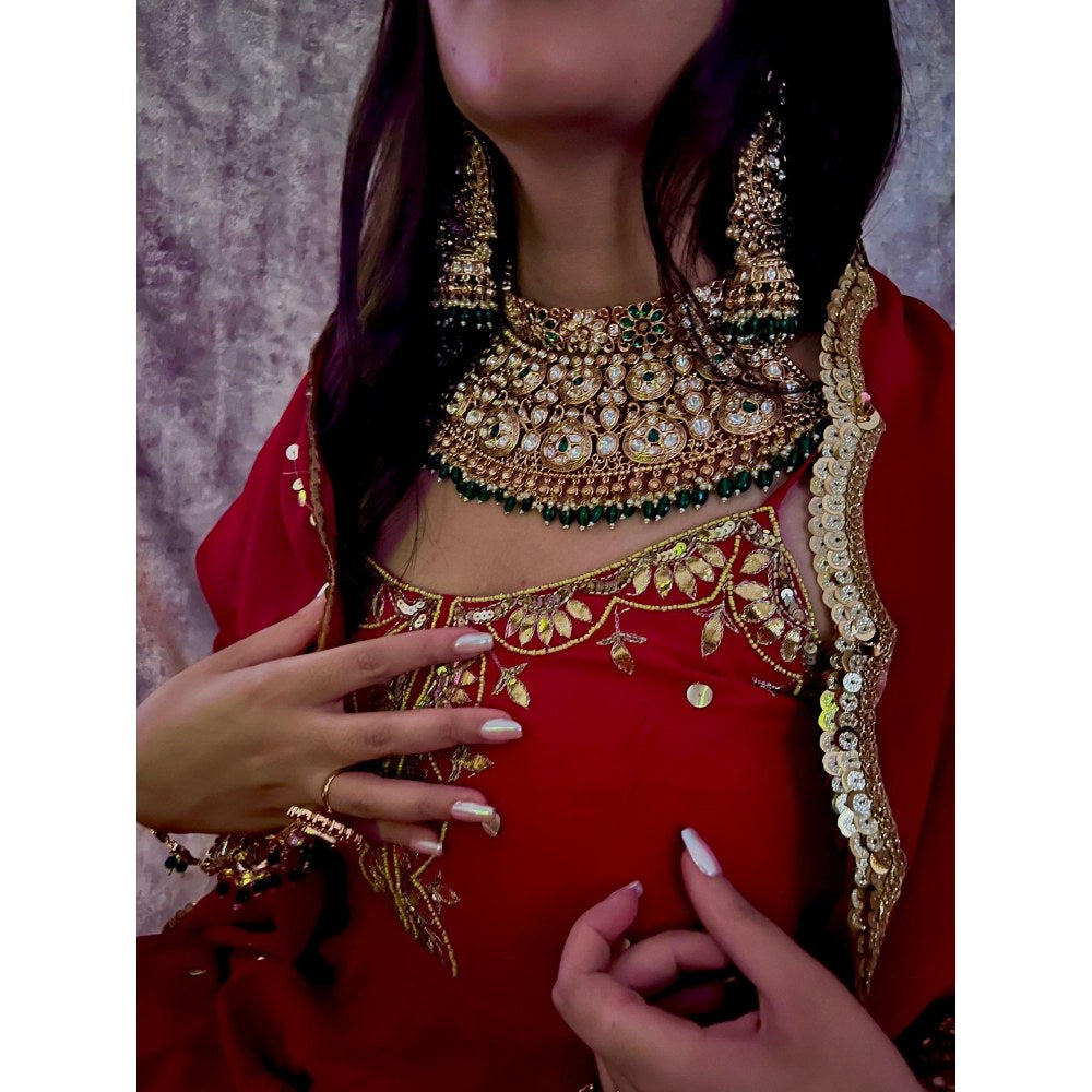 Tussya by Shreya Zevarra Bridal Necklace Set