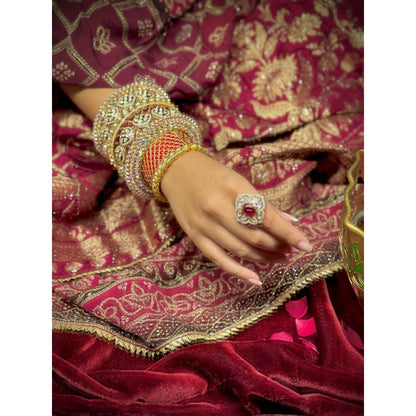 Tussya by Shreya Qila - Ruby