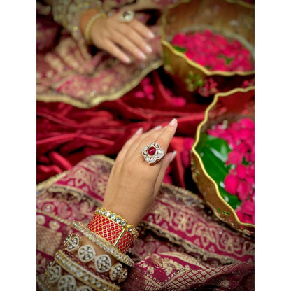 Tussya by Shreya Qila - Ruby