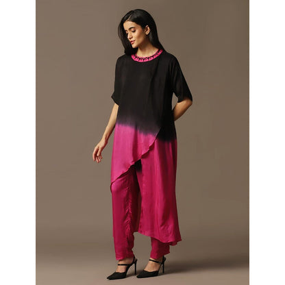 "Two Sisters" by Gyans Multicolour Kurta with Pant (Set of 2)