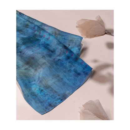 UNALLUME BY NISHA Sunset Horizon Silk Scarf