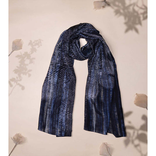 UNALLUME BY NISHA Garden Bloom Silk Scarf