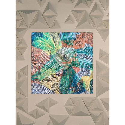 UNALLUME BY NISHA Multi-Colour Printed Pocket Square