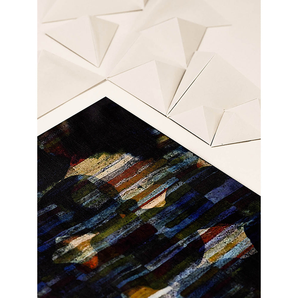 UNALLUME BY NISHA Multi-Colour Printed Pocket Square