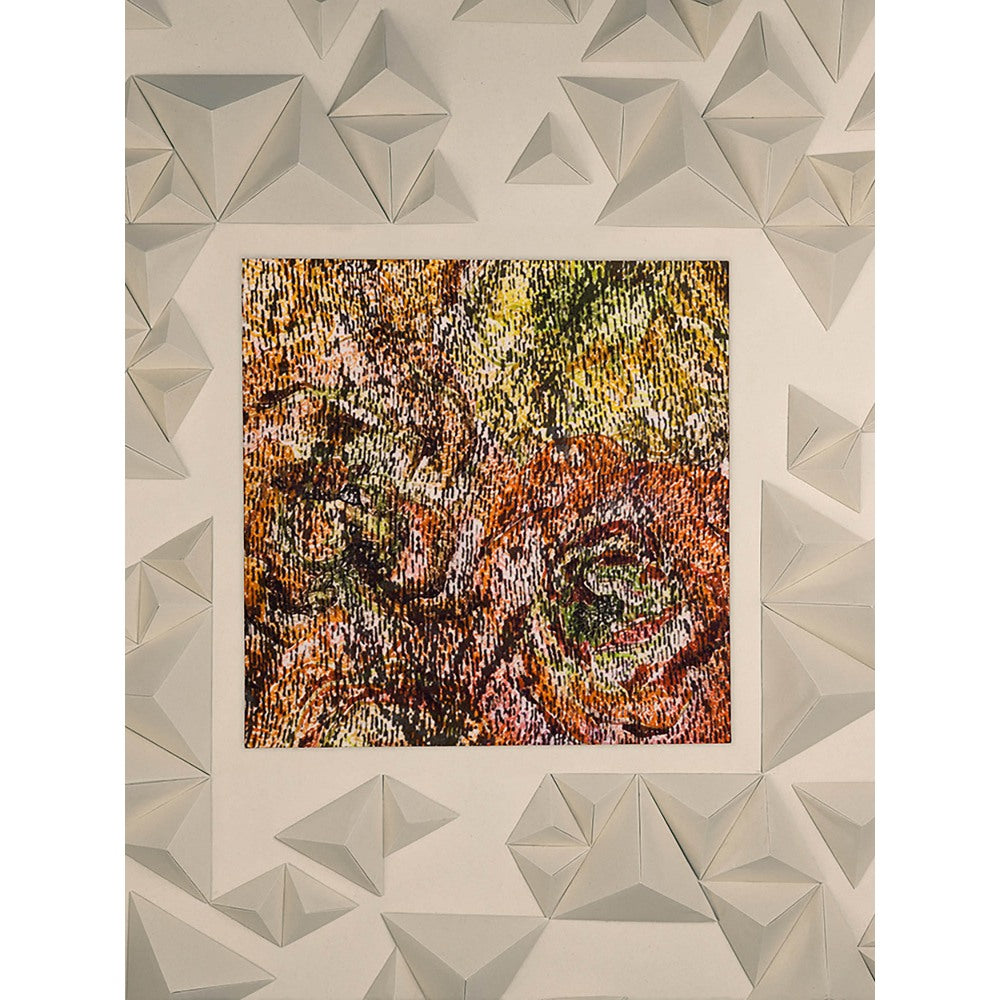 UNALLUME BY NISHA Multi-Colour Printed Pocket Square