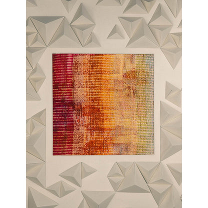 UNALLUME BY NISHA Multi-Colour Tie & Dye Pocket Square