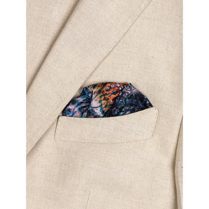 UNALLUME BY NISHA Multi-Colour Printed Pocket Square