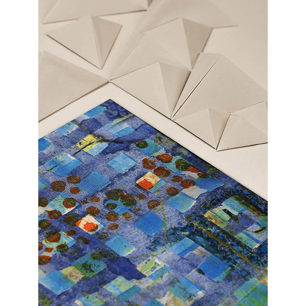 UNALLUME BY NISHA Multi-Colour Printed Pocket Square
