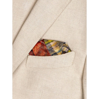 UNALLUME BY NISHA Multi-Colour Printed Pocket Square