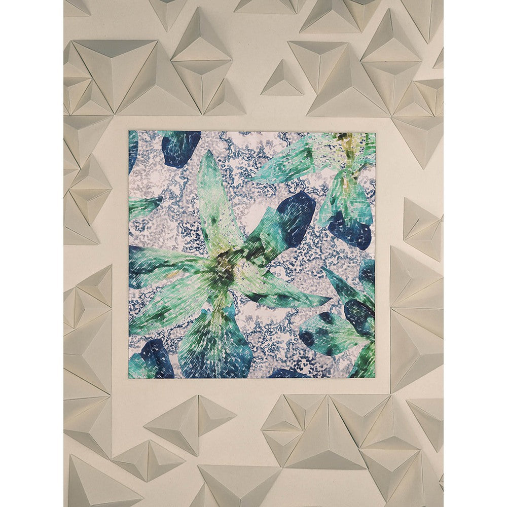 UNALLUME BY NISHA Multi-Colour Floral Pocket Square