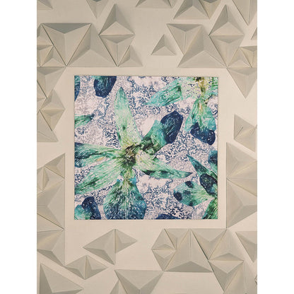 UNALLUME BY NISHA Multi-Colour Floral Pocket Square