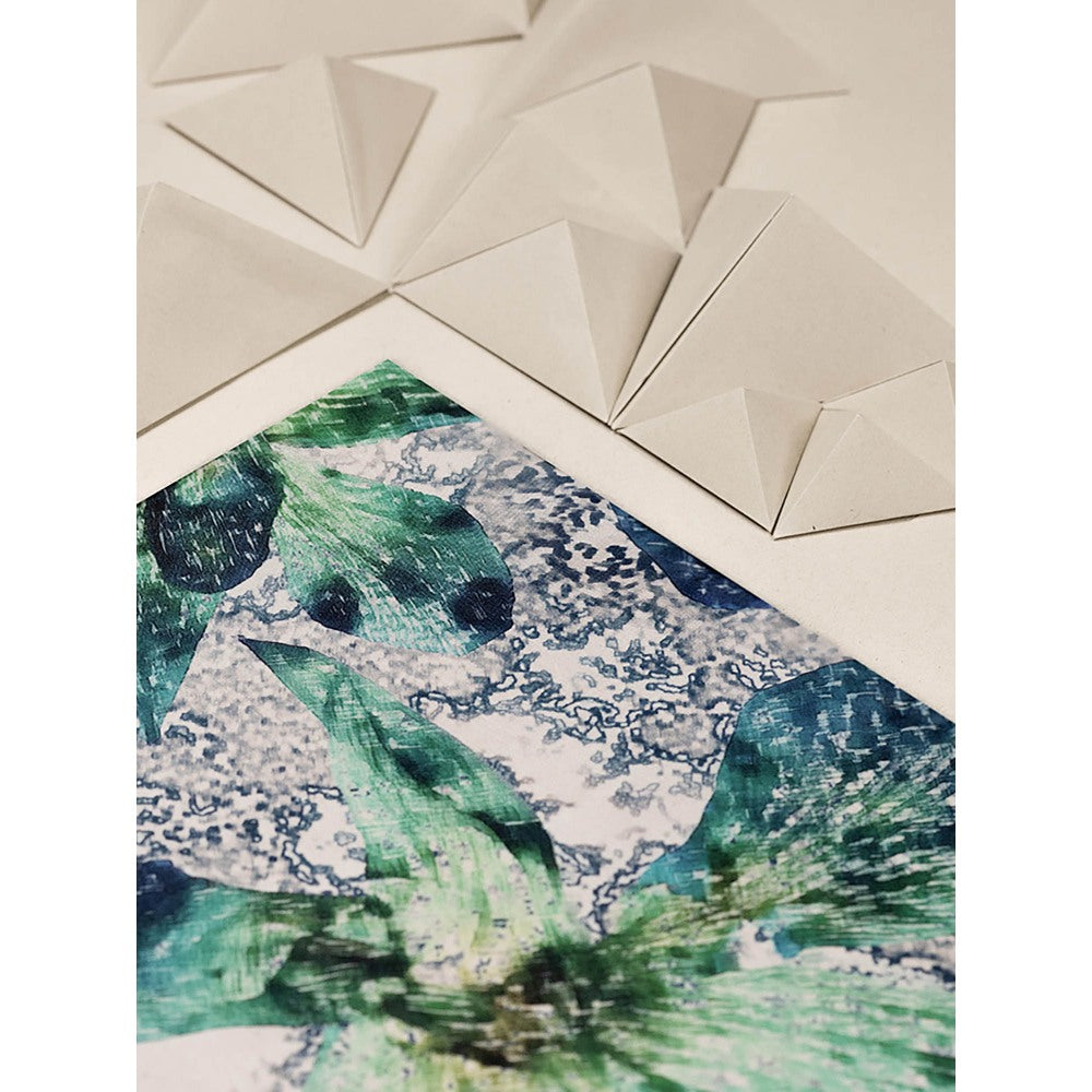 UNALLUME BY NISHA Multi-Colour Floral Pocket Square