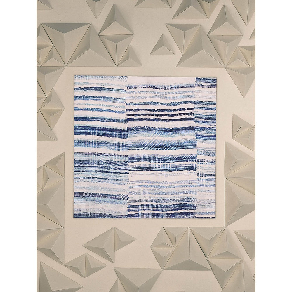 UNALLUME BY NISHA Multi-Colour Printed Pocket Square