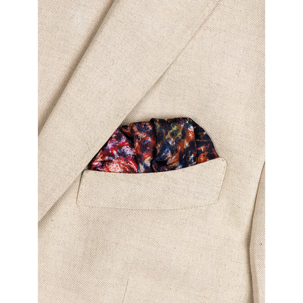 UNALLUME BY NISHA Multi-Colour Printed Pocket Square