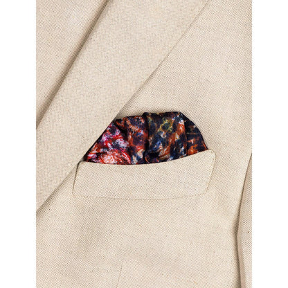 UNALLUME BY NISHA Multi-Colour Printed Pocket Square