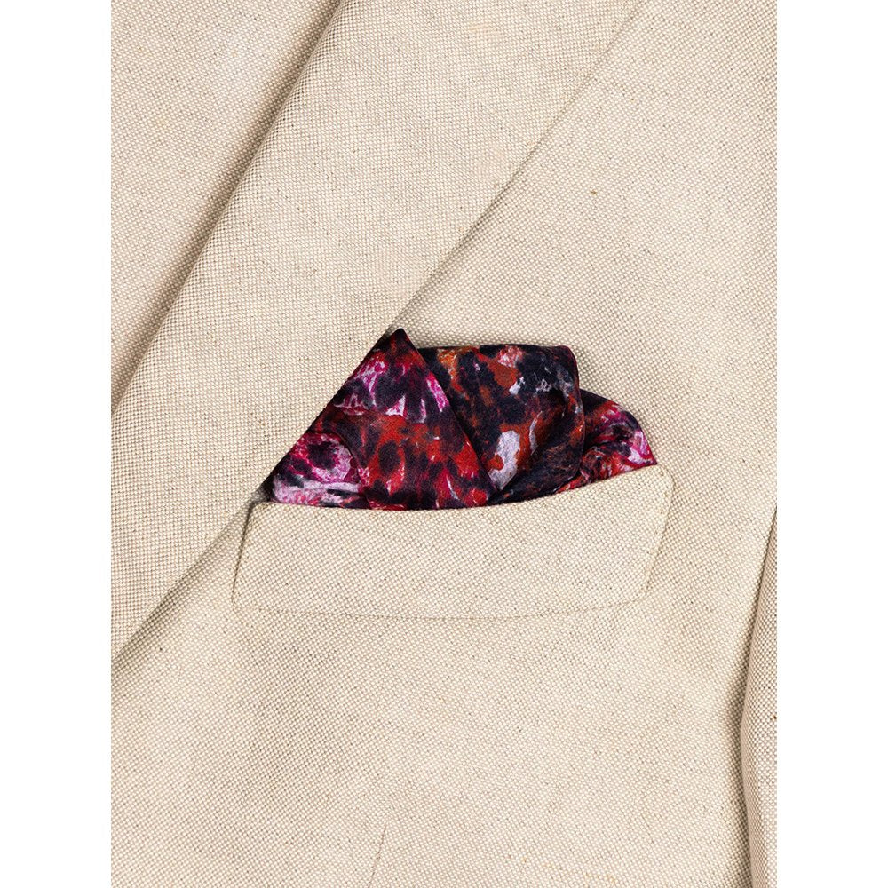 UNALLUME BY NISHA Multi-Colour Printed Pocket Square