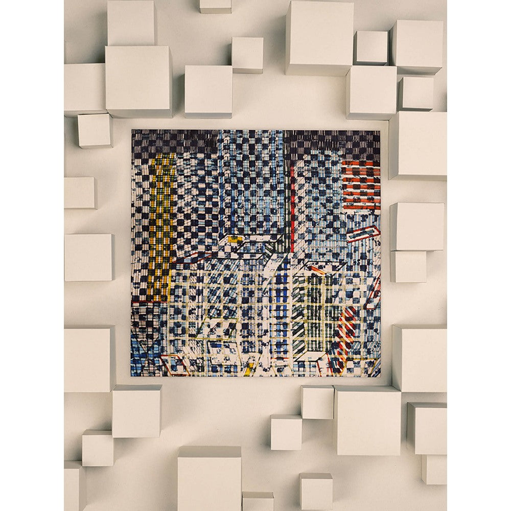 UNALLUME BY NISHA Multi-Colour Printed Pocket Square