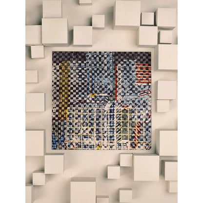 UNALLUME BY NISHA Multi-Colour Printed Pocket Square