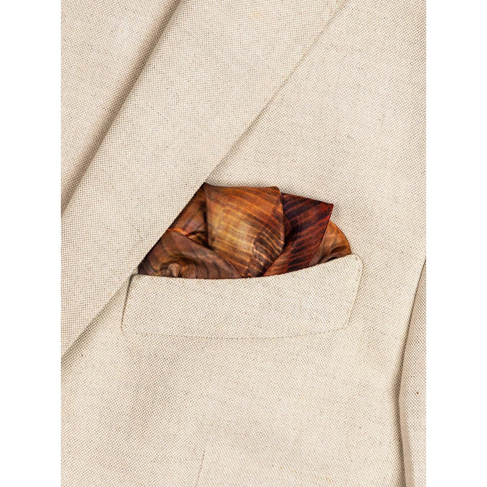 UNALLUME BY NISHA Multi-Colour Printed Pocket Square