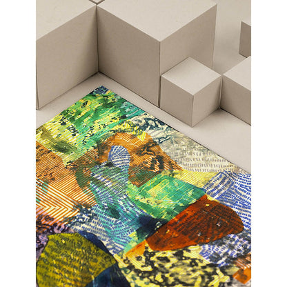 UNALLUME BY NISHA Multi-Colour Printed Pocket Square