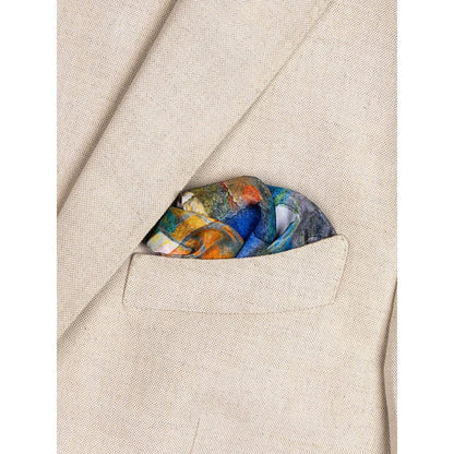 UNALLUME BY NISHA Multi-Colour Printed Pocket Square