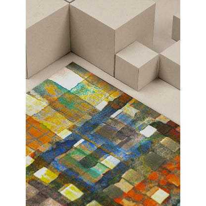 UNALLUME BY NISHA Multi-Colour Printed Pocket Square