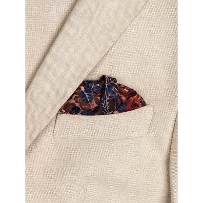 UNALLUME BY NISHA Multi-Colour Printed Pocket Square