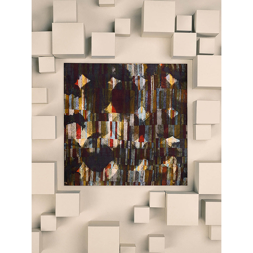 UNALLUME BY NISHA Multi-Colour Printed Pocket Square