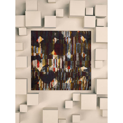 UNALLUME BY NISHA Multi-Colour Printed Pocket Square