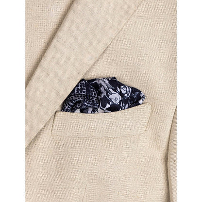 UNALLUME BY NISHA Multi-Colour Printed Pocket Square