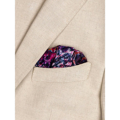 UNALLUME BY NISHA Multi-Colour Printed Pocket Square