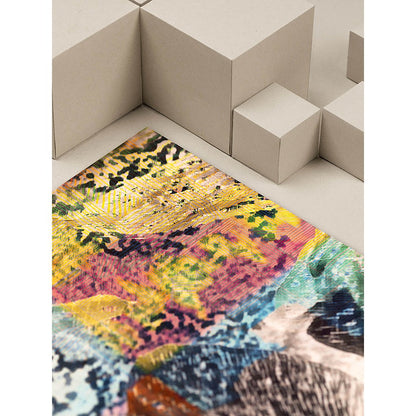 UNALLUME BY NISHA Multi-Colour Printed Pocket Square