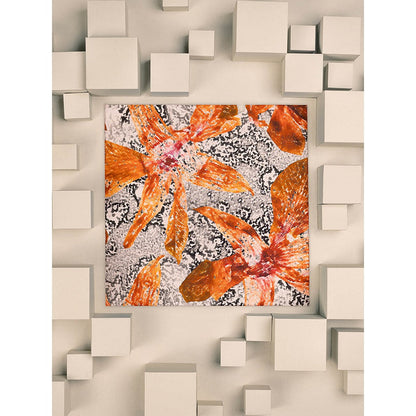 UNALLUME BY NISHA Multi-Colour Floral Pocket Square