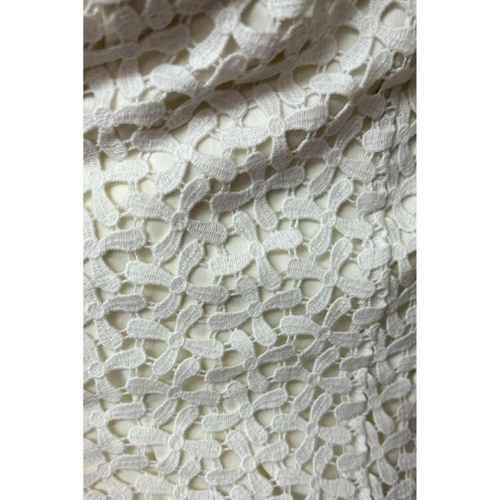 Urban Suburban White Lace Skirt with Ruffle Detail