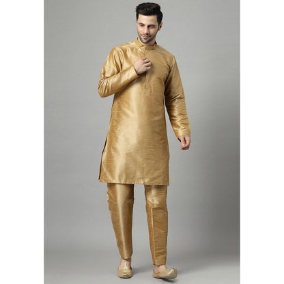 UTSAV FASHION Blue Art Silk Embellished Sherwani With Kurta & Pant