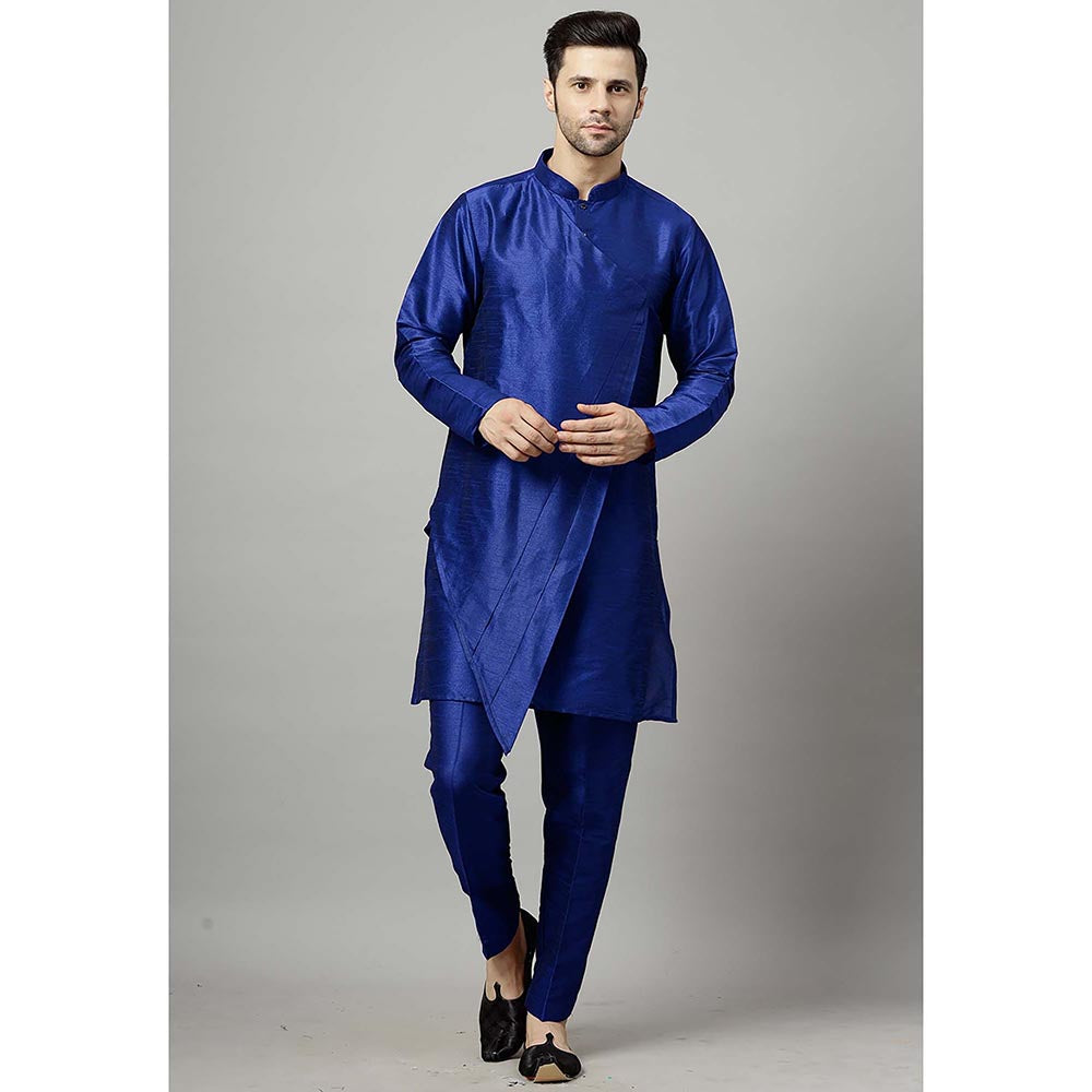 UTSAV FASHION Blue Solid Kurta and Pant