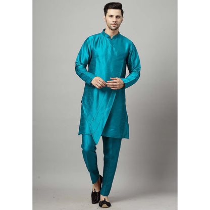 UTSAV FASHION Teal Solid Kurta and Pant