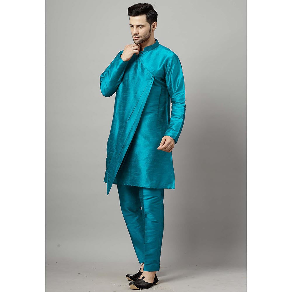 UTSAV FASHION Teal Solid Kurta and Pant