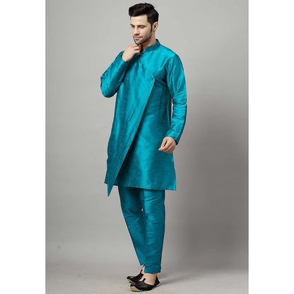 UTSAV FASHION Teal Solid Kurta and Pant